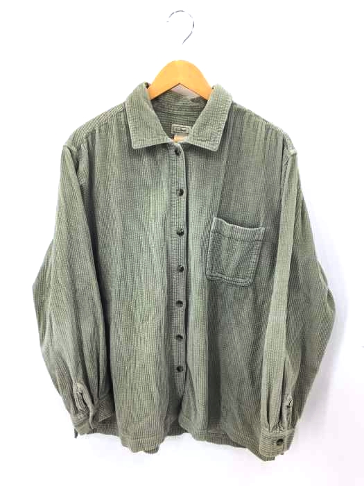 L.L.Bean(エルエルビーン) コーデュロイシャツ レディース import：XL