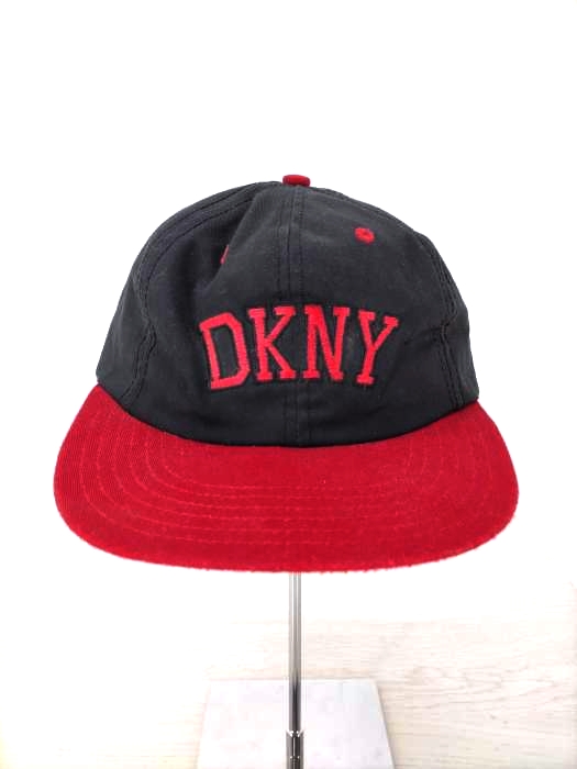 DKNY(ダナキャランニューヨーク) 90S USA製 ロゴ ベースボールキャップ メンズ ONE SIZE