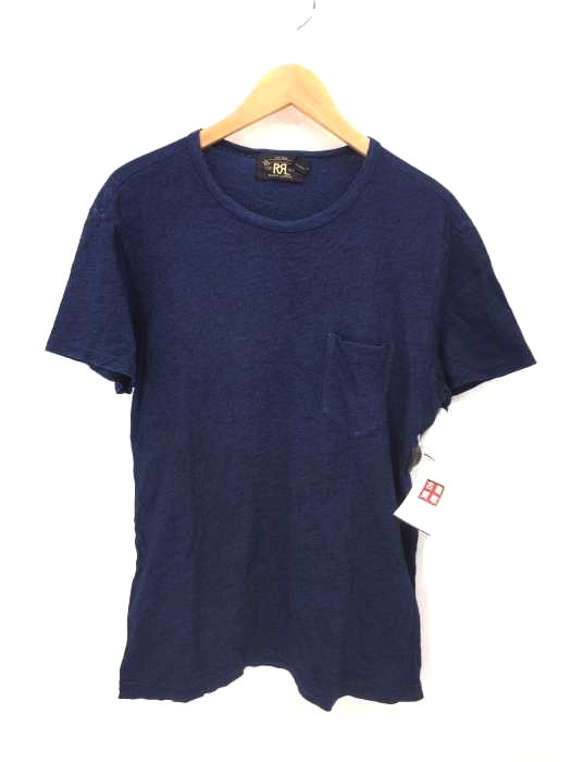 RRL RALPH LAUREN(ダブルアールエル ラルフローレン) インディゴ染めポケットTシャツ メンズ import：S