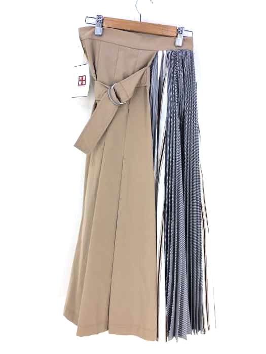 PASSIONE(パシオーネ) 別布切替 プリーツスカート レディース 38  