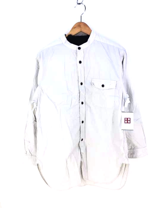 Johnbull(ジョンブル) コットンバンドカラーシャツ メンズ JPN：S