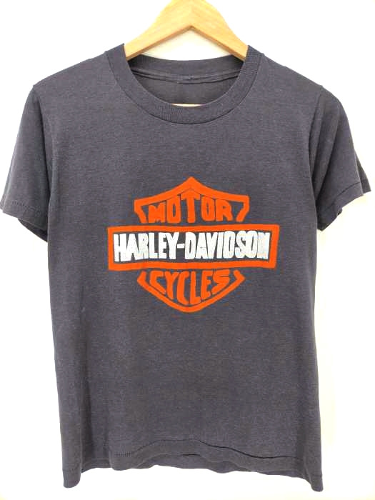 HARLEY-DAVIDSON(ハーレーダビッドソン) VINTAGE シングルステッチ 両面プリントTシャツ メンズ 表記無