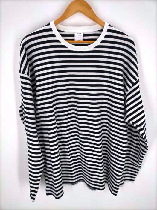 MISTER GENTLE MAN(ミスタージェントルマン) BORDER BASIC L/S TEE メンズ JPN：L