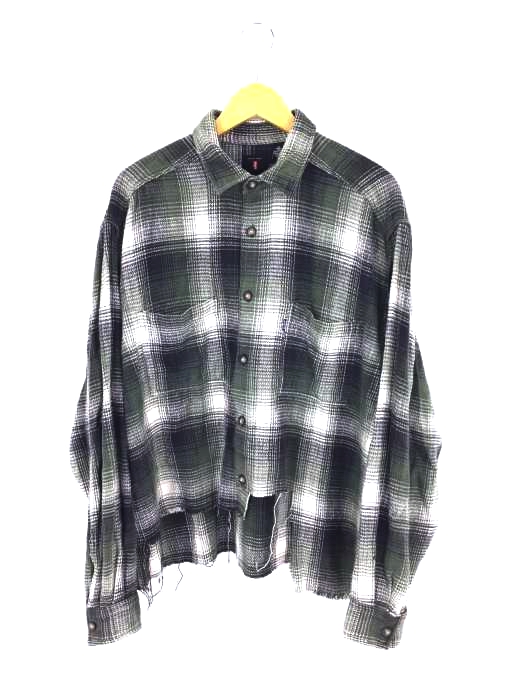 Levis(リーバイス) 裾カットオフ ヘビーネルシャツ メンズ JPN：XL