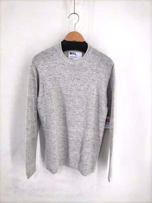 MHL.(エムエイチエル) リネンコットンクルーネックニット メンズ JPN：L