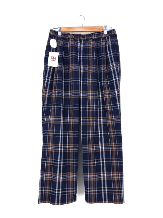 BEAMS(ビームス) シアサッカーチェックイージーパンツ メンズ  L