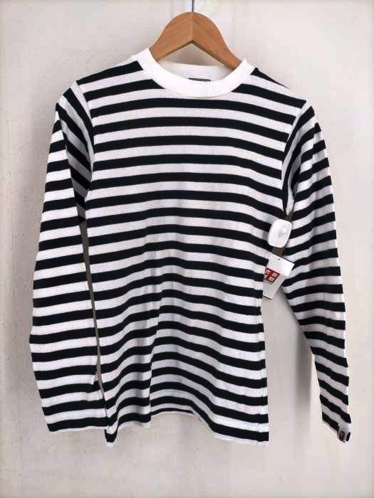 アベイシングエイプ A BATHING APE ボーダークルーネックカットソー メンズ JPN：XS
