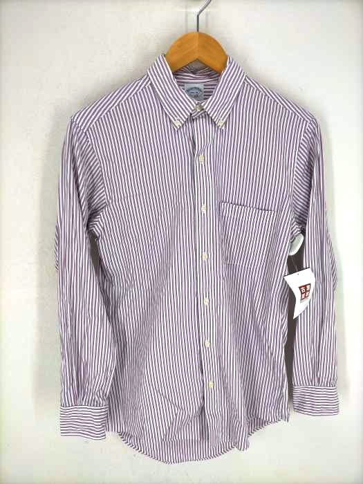 BROOKS BROTHERS(ブルックスブラザーズ) EXTRA SLIM FIT ALL COTTON ストライプシャツ メンズ  14 1/2-31