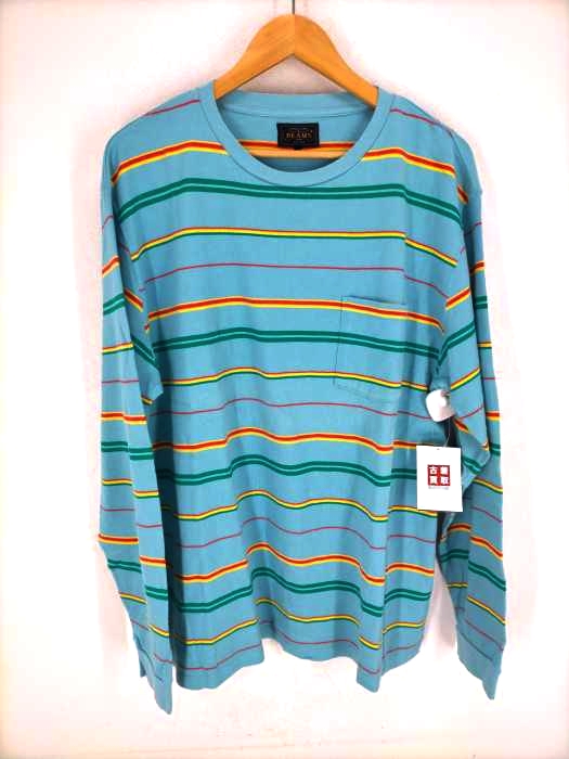 BEAMS PLUS(ビームスプラス) 19SS 日本製 ボーダーロングスリーブポケットTシャツ メンズ  XL