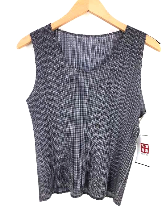 PLEATS PLEASE ISSEY MIYAKE(プリーツプリーズイッセイミヤケ) プリーツ ノースリーブ レディース  表記無
