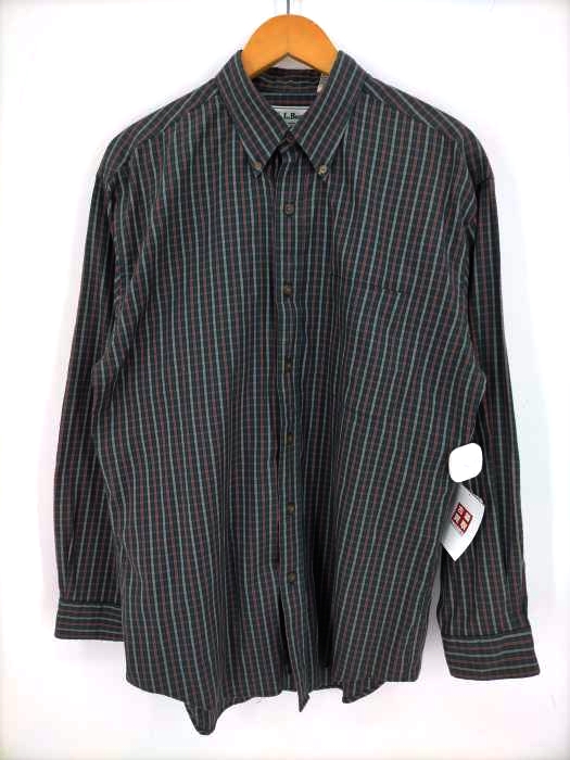 L.L.Bean(エルエルビーン) チェック柄 ボタンダウンシャツ メンズ import：M
