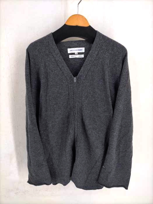 COMME des GARCONS SHIRT(コムデギャルソンシャツ) W12 04AW イタリア製 ウールジップアップカーディガン  メンズ JPN：M