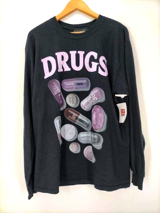 MILKBOY(ミルクボーイ) DRUGS PILLS L/S TEE メンズ JPN：L