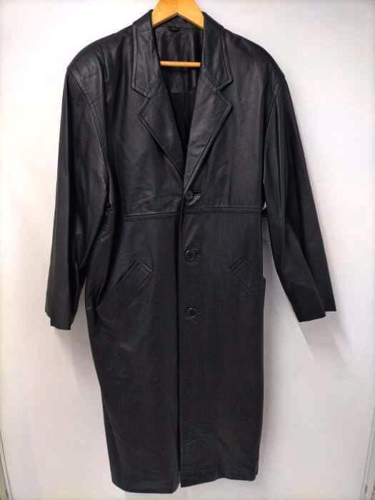 USED古着(ユーズドフルギ) カウレザー ロングコート メンズ JPN：M