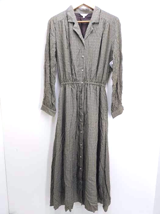 moussy(マウジー) OPEN COLLAR CHECK SH DRESS レディース  2
