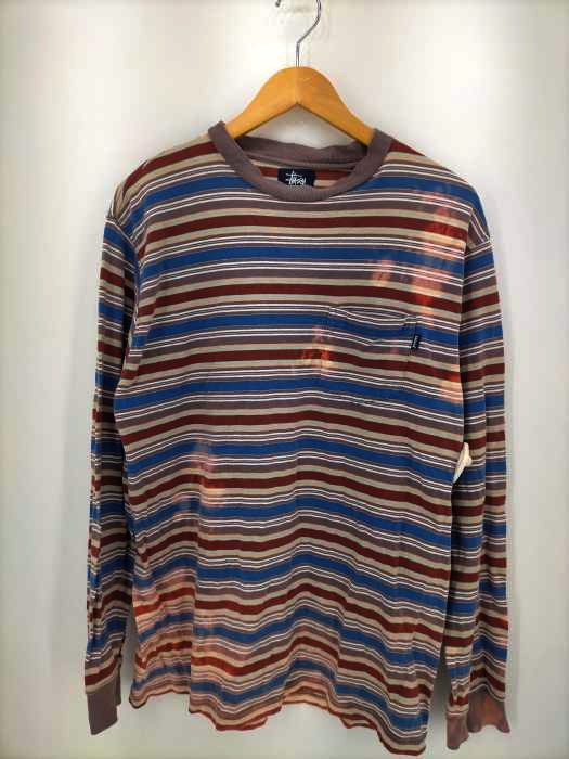 Stussy(ステューシー) 90S OLD STUSSY 紺タグ ボーダーT メンズ JPN：XL
