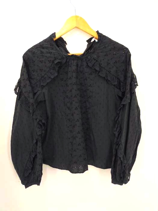 マウジー moussy EMBROIDERED LACE ブラウス レディース FREE