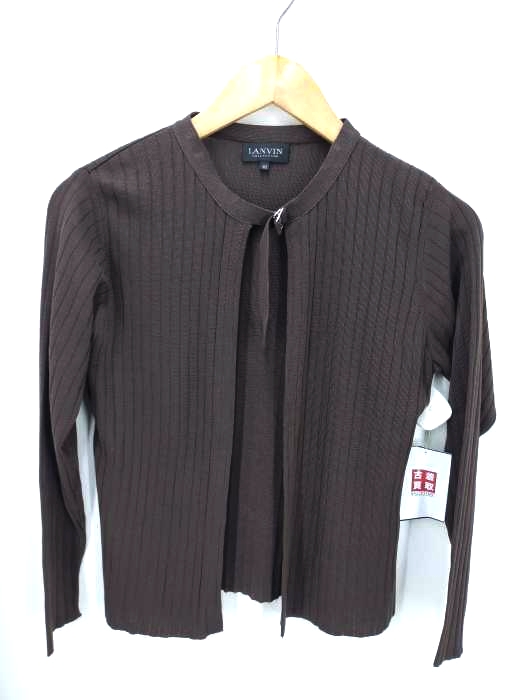 ランバン LANVIN シルクカーディガン レディース JPN：40