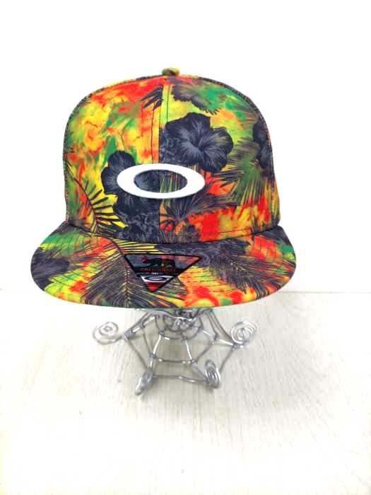 オークリー OAKLEY ボタニカル柄スナップ6パネルキャップ メンズ ONE SIZE