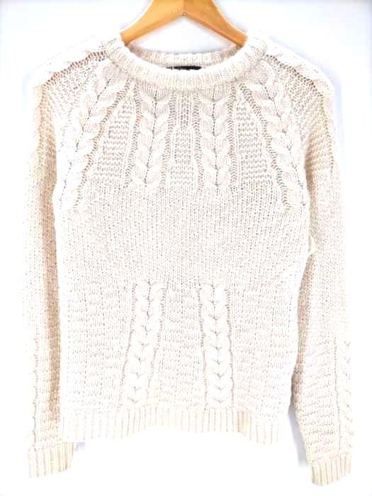 アーペーセー A.P.C. アルパカ混 ウールケーブルニット レディース import：S