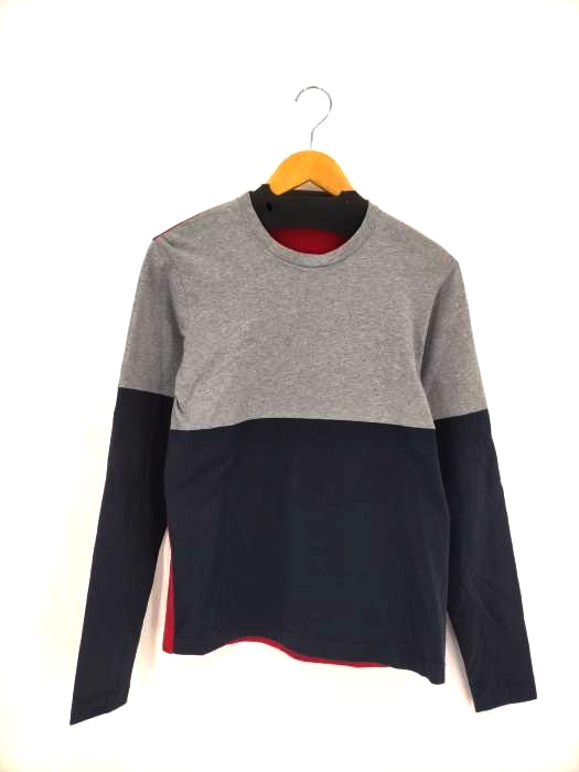 マルニ MARNI 15SS ポルトガル製 スイッチングカラークルーネックカットソー メンズ  44