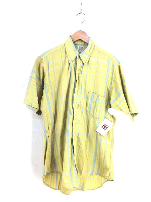 USED古着(ユーズドフルギ) 60～70s チェック柄半袖シャツ メンズ JPN：M