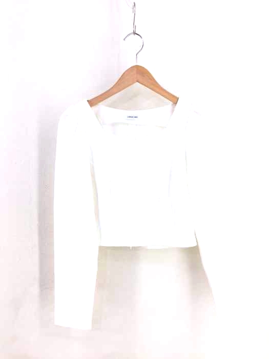 LAGUA GEM(ラグアジェム) PUFF SLEEVE OVERLAP TOPS レディース JPN:S