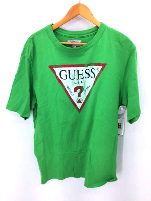 GUESS JEANS(ゲスジーンズ) フロントラバープリントTシャツ メンズ JPN：S
