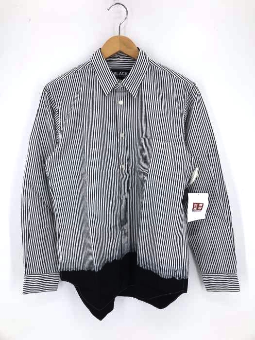 BLACK COMME des GARCONS(ブラックコムデギャルソン) 絞り染めストライプシャツ メンズ JPN:M