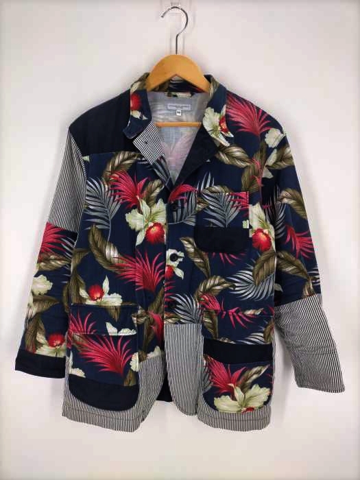 ENGINEERED GARMENTS NEW YORK(エンジニアド ガーメンツ) 19SS ストライプ切替ボタニカル2bシングルテーラードジャケット メンズ JPN：XS