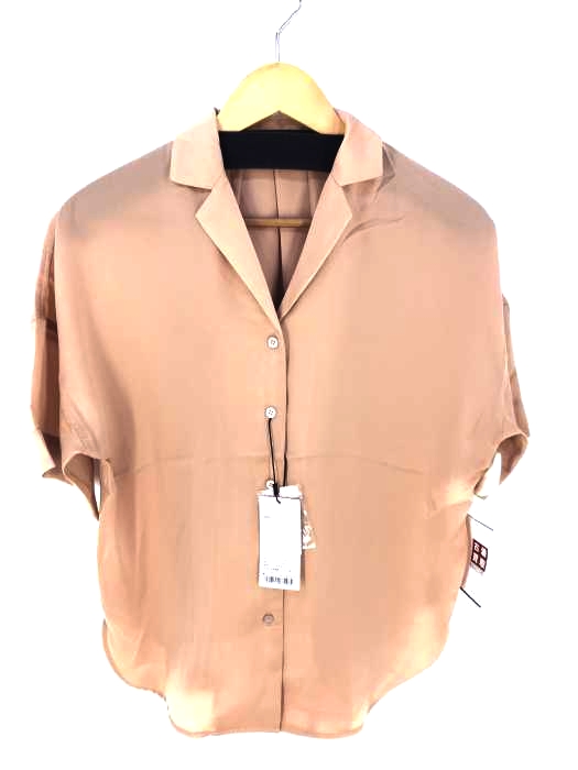 moussy(マウジー) OPEN COLLAR SATIN SHIRT レディース FREE