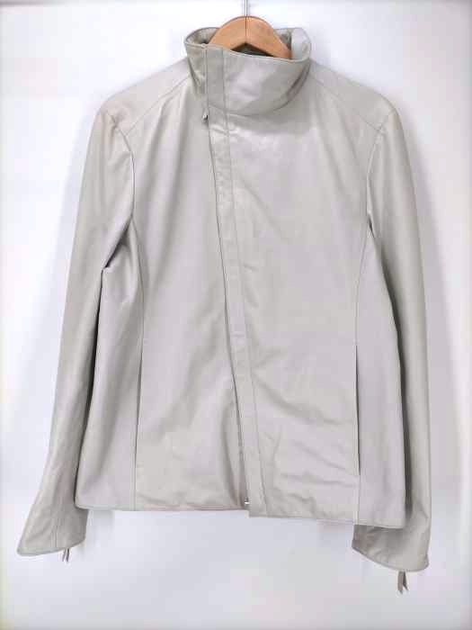 COMME CA MEN(コムサメン) ウォッシュドレザー オ フセットフロントライダース メンズ JPN：S