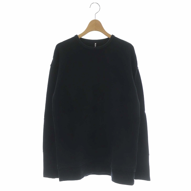 ripvanwinkle(リップヴァンウィンクル) RB-010 Double Face Layered L/S レイヤード Tシャツ カットソー 長袖 プルオーバー 4 黒 ブラック /CM メンズ  4（日本サイズM相当）