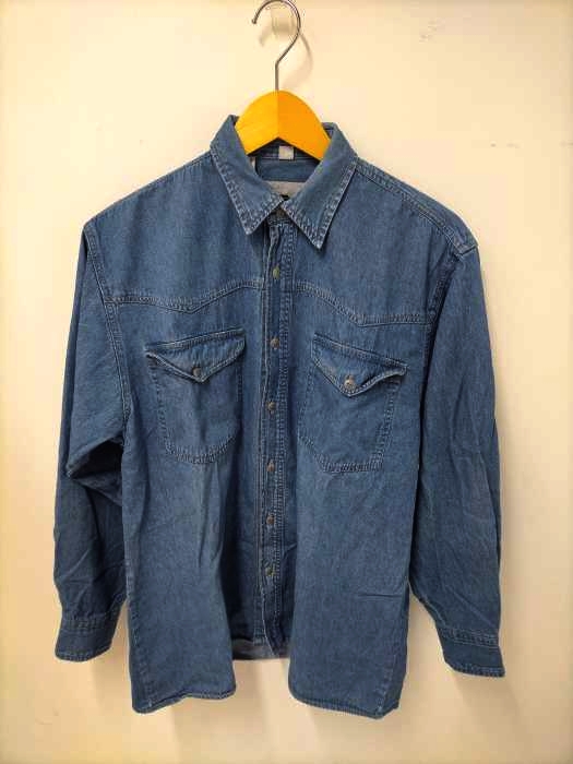 ユーズドフルギ USED古着 CAVENLINE デニムシャツ メンズ import：M