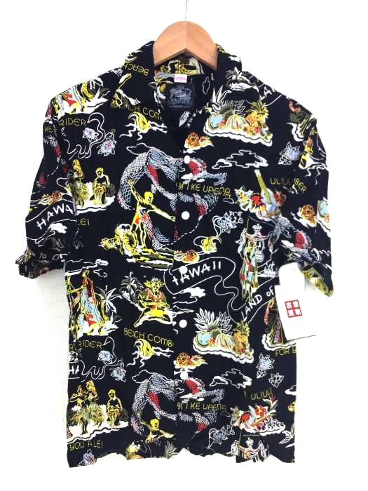 USED古着(ユーズドフルギ) HAWAII KONABAY USA製 レーヨンアロハシャツ メンズ  XS
