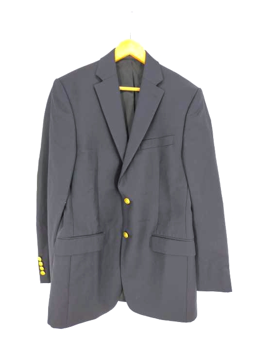 LAUREN RALPH LAUREN(ローレンラルフローレン) 金ボタン ウール 2Bテーラードジャケット 紺ブレ メンズ  36R