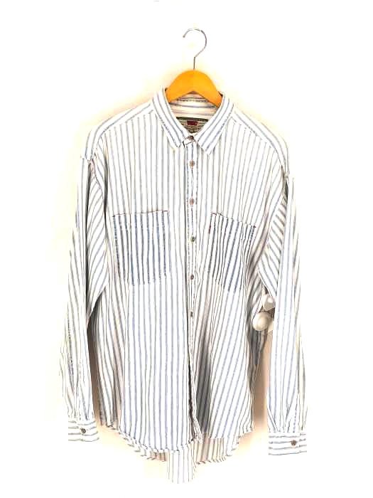 Levis(リーバイス) 90S ストライプ ワークシャツ メンズ  L