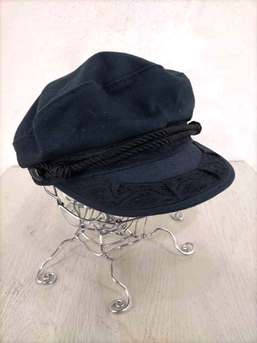 NEWYORK HAT&CO(ニューヨークハット) ツバ刺繍キャスケット
