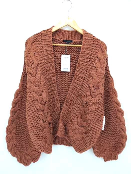 rienda(リエンダ) HANDMADE Knit Cardigan レディース  FREE