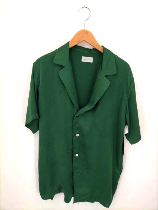 BED J.W FORD(ベッドフォード) 17SS 開襟サテンシャツ メンズ 表記無