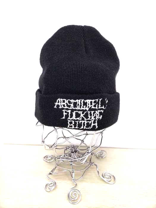 ABSOLUTELY FUCKING BITCH(アブソリュートリ ファッキン ビッチ) small thorn logo beanie メンズ 表記無