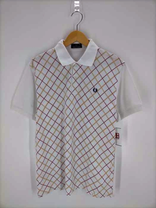 FRED PERRY(フレッドペリー) チェック鹿の子シャツ メンズ import：M
