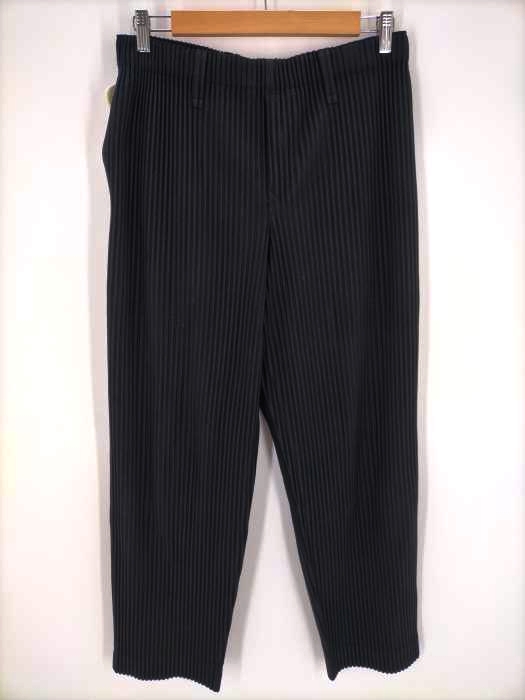 HOMME PLISSE ISSEY MIYAKE(オムプリッセ イッセイミヤケ)  BASICS プリーツストレートパンツ  メンズ JPN：3