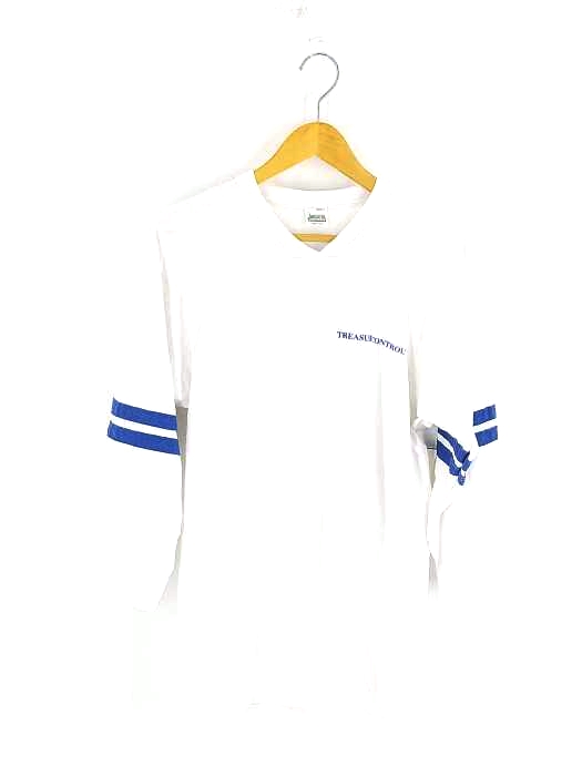 USED古着(ユーズドフルギ) USA製 企業ロゴ フットボールシャツ リメイク メンズ import：L