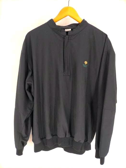 USED古着(ユーズドフルギ) {{roche}} USA製 刺繍ハーフジッププルオーバー メンズ JPN：L