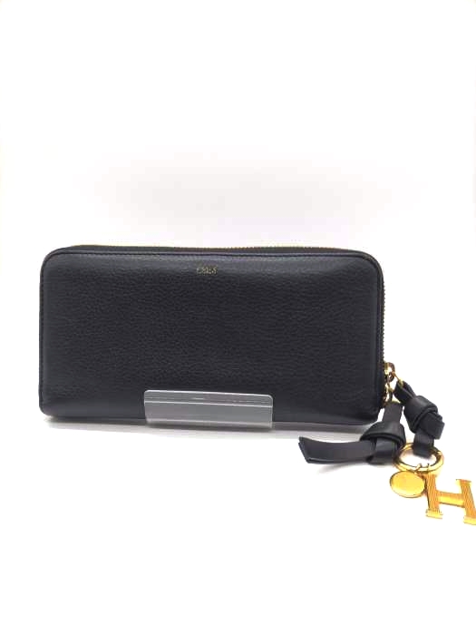 Chloe(クロエ) アルファベット ラウンドファスナー長財布 レディース 表記無