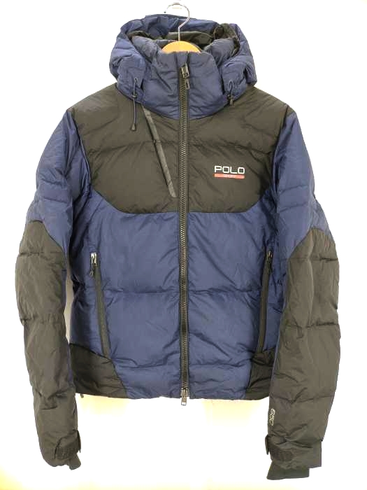 ポロスポーツラルフローレン POLO SPORT RALPH LAUREN 650フィル  フーデッド ナイロンダウンジャケット メンズ import：XS