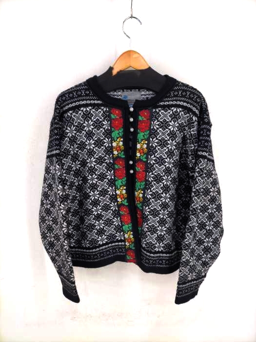 ユーズドフルギ USED古着 {{SQUAW VALLEY}} チロリアンニットカーディガン レディース import：XL