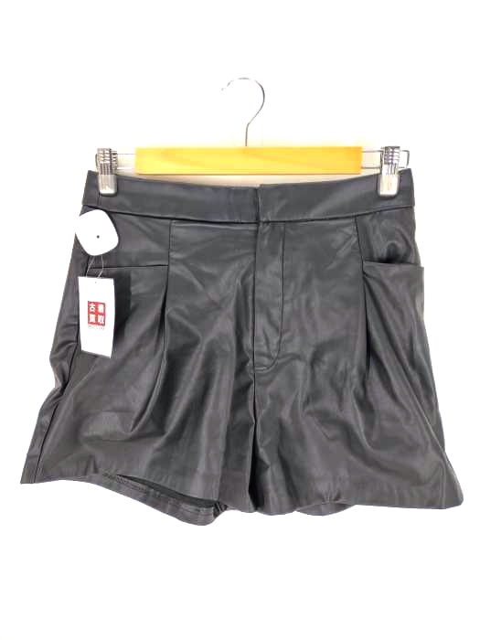 ザラ ZARA フェイクレザーショートパンツ レディース  M