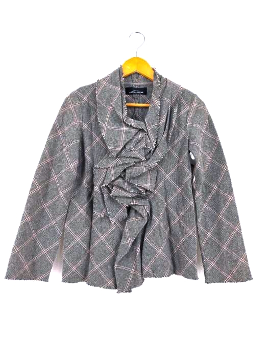 トリココムデギャルソン tricot COMME des GARCONS AD1997 チェック柄 ブラウス レディース 表記無